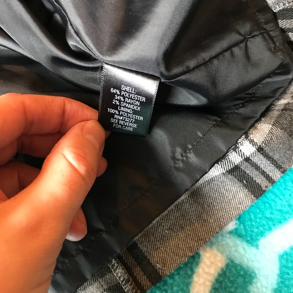 Apt. 9 Small Gray Plaid Jacket Blazer - Picture 4 of 8